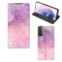 Bookcase Samsung Galaxy S21 Plus Pink Purple Paint Bookcase Samsung Galaxy S21 Plus Pink Purple Paint