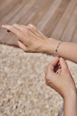 Armband 4mm • Fluoriet