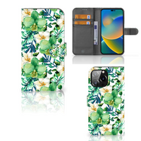 iPhone 14 Pro Max Hoesje Orchidee Groen