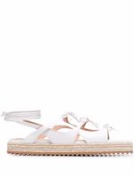 Scarosso x Paula Cademartori Breeze sandales en cuir - Blanc