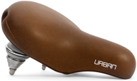 Edge Fietszadel urban xl - mat donkerbruin