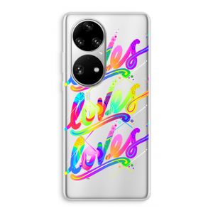 Loves: Huawei P50 Pro Transparant Hoesje