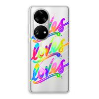 Loves: Huawei P50 Pro Transparant Hoesje