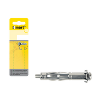 pgb-Europe SMART | Metalen hollewandplug M6x52 Zn | 4 st SM0HWP001060052H