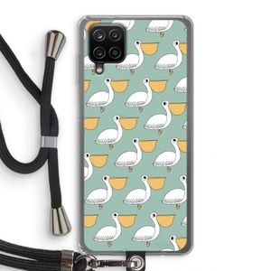 Pelican: Samsung Galaxy A12 Transparant Hoesje met koord