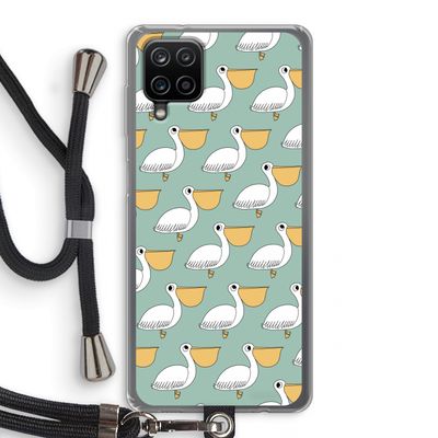 Pelican: Samsung Galaxy A12 Transparant Hoesje met koord
