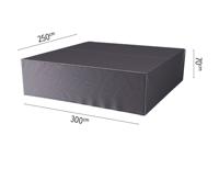 Loungesethoes 300x250xH70 cm antraciet AeroCover - Aerocover