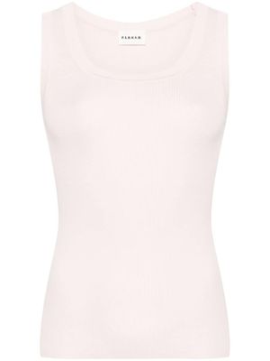 P.A.R.O.S.H. débardeur en maille à design nervuré - Rose