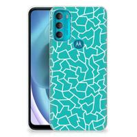 Motorola Moto G71 5G | Hoesje maken | Cracks Blue