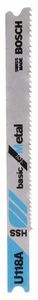 Bosch Accessoires Decoupeerzaagblad U 118 A Basic for Metal 3st