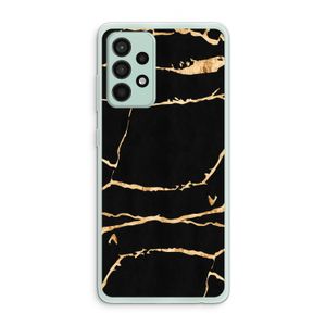 Gouden marmer: Samsung Galaxy A52s 5G Transparant Hoesje