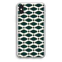 Moroccan tiles: iPhone XS Transparant Hoesje