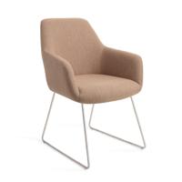 Jesper Home Eetkamerstoel 'Hiroo' Slide Steel, kleur Whisper Wheat Jesper Home Eetkamerstoel 'Hiroo' Slide Steel, kleur Whisper Wheat