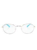 Chiara Ferragni lunettes de vue en métal à monture ronde - Or