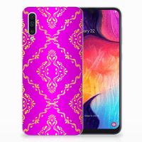 Siliconen Hoesje Samsung Galaxy A50 Barok Roze