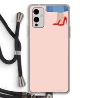 High heels: OnePlus 9 Transparant Hoesje met koord