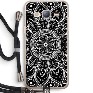 Roses Are Red: Samsung Galaxy J3 (2016) Transparant Hoesje met koord