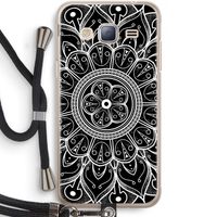 Roses Are Red: Samsung Galaxy J3 (2016) Transparant Hoesje met koord