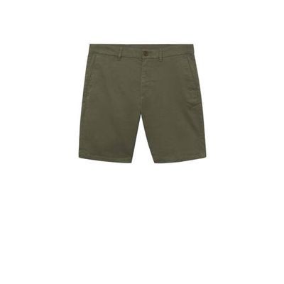 Mango Man regular fit short kaki
