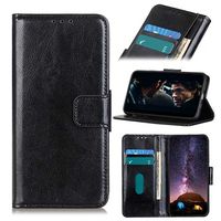 Sony Xperia 5 II Wallet Case met Magnetische Sluiting - Zwart