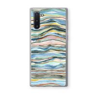 Watercolor Agate: Samsung Galaxy Note 10 Transparant Hoesje