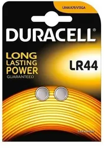 Duracell Specialty LR44 alkaline knoopcelbatterij, verpakking van 2