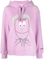 Patou hoodie à imprimé graphique - Rose