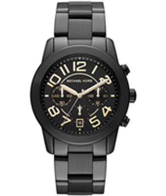 Horlogeband Michael Kors MK5858 Staal Zwart 22mm