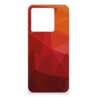 TPU Hoesje voor Xiaomi 13T Polygon Red - thumbnail