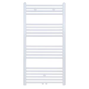Handdoekradiator Belrad | 120x50 cm | Midden aansluiting | 593 watt | Wit
