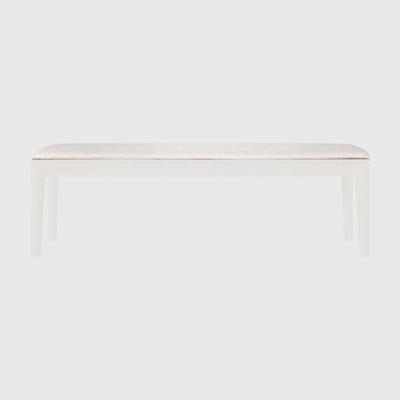 Ethnicraft Zitkussen 'Bok' t.b.v. Tuinbank Bok 162cm, kleur Off White