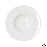 Pastabord Bidasoa Serenity Hydrozero Wit Keramisch Ø 26 cm (6 Stuks)