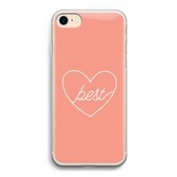 Best heart: iPhone 7 Transparant Hoesje