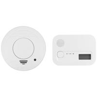 Smartwares FSE-19204 Rook- en koolmonoxidemelder werkt op batterijen Detectie van Rook, Koolmonoxide