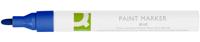Q-CONNECT paint marker, op oliebasis, ronde punt, blauw