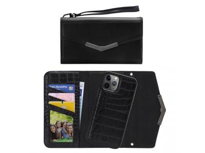 Mobilize Mobilize 2in1 Elegant Magnet Clutch Apple iPhone 11 Pro Black Croco
