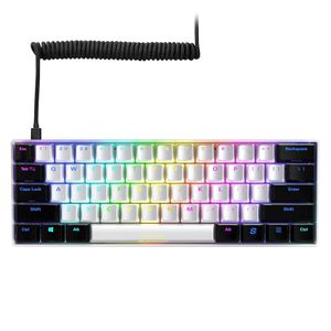 Sharkoon SKILLER SGK50 S4 gaming toetsenbord RGB leds, Hot-swappable, 60%