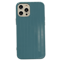 iPhone 12 Mini hoesje - Backcover - Patroon - TPU - Zeeblauw