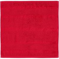 Cawö Cawö Noblesse2 Uni Gezichtsdoekje 30x30 Rood