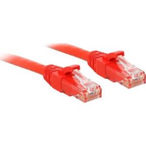 Lindy 48030 netwerkkabel Rood 0,3 m Cat6 U/UTP (UTP)