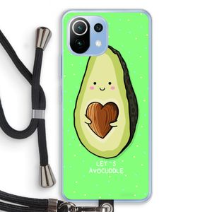 Avocuddle: Xiaomi Mi 11 Lite Transparant Hoesje met koord