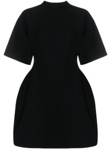 Balenciaga robe Hourglass à col rond - Noir