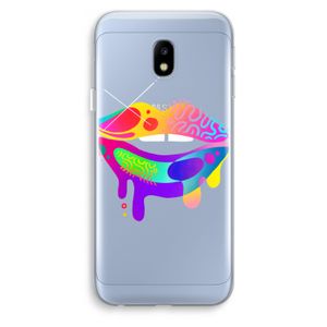 Lip Palette: Samsung Galaxy J3 (2017) Transparant Hoesje