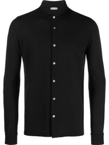 Zanone chemise à col italien - Noir