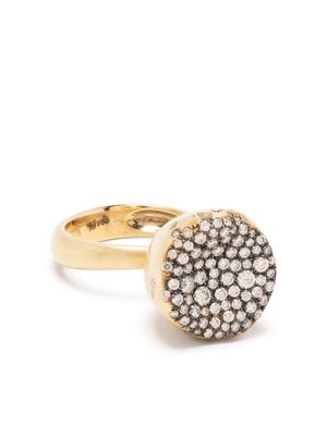 Nada Ghazal bague en or 18ct pavée de diamants