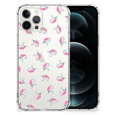 Doorzichtige Silicone Hoesje voor iPhone 12 Pro Max Unicorns Doorzichtige Silicone Hoesje voor iPhone 12 Pro Max Unicorns
