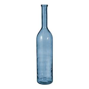 Mica Decorations Rioja Glazen Fles - H100 x Ø21 cm - Lichtblauw