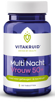 Vitakruid Multi Nacht Vrouw 50+ Tabletten - thumbnail