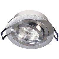 Deko Light Einbauring 80 GU5.3 110222 Plafondinbouwring LED, Halogeen GU5.3, MR16 35 W Zilver - thumbnail