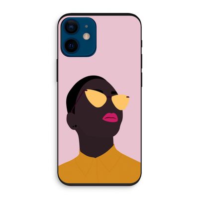 Yellow glasses: iPhone 12 mini Biologisch afbreekbaar hoesje